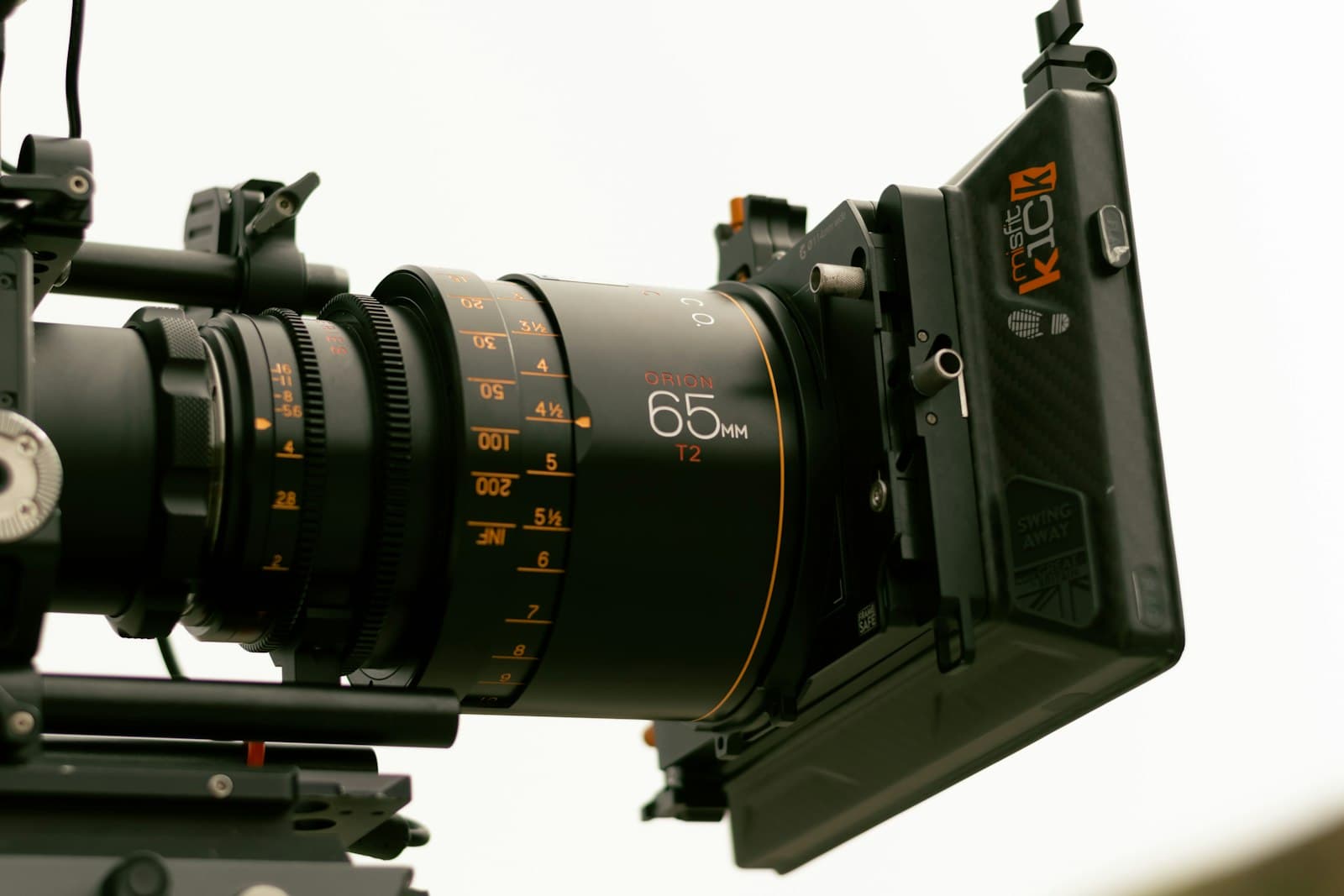 A close-up of a camera on a tripod